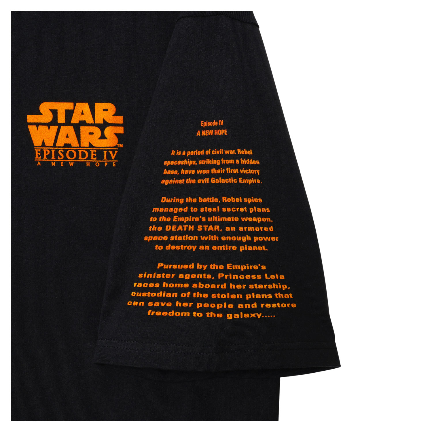 ★2025東京コミコン先行商品　[公式]  STAR WARS プリントTシャツ エピソード４ ブラック