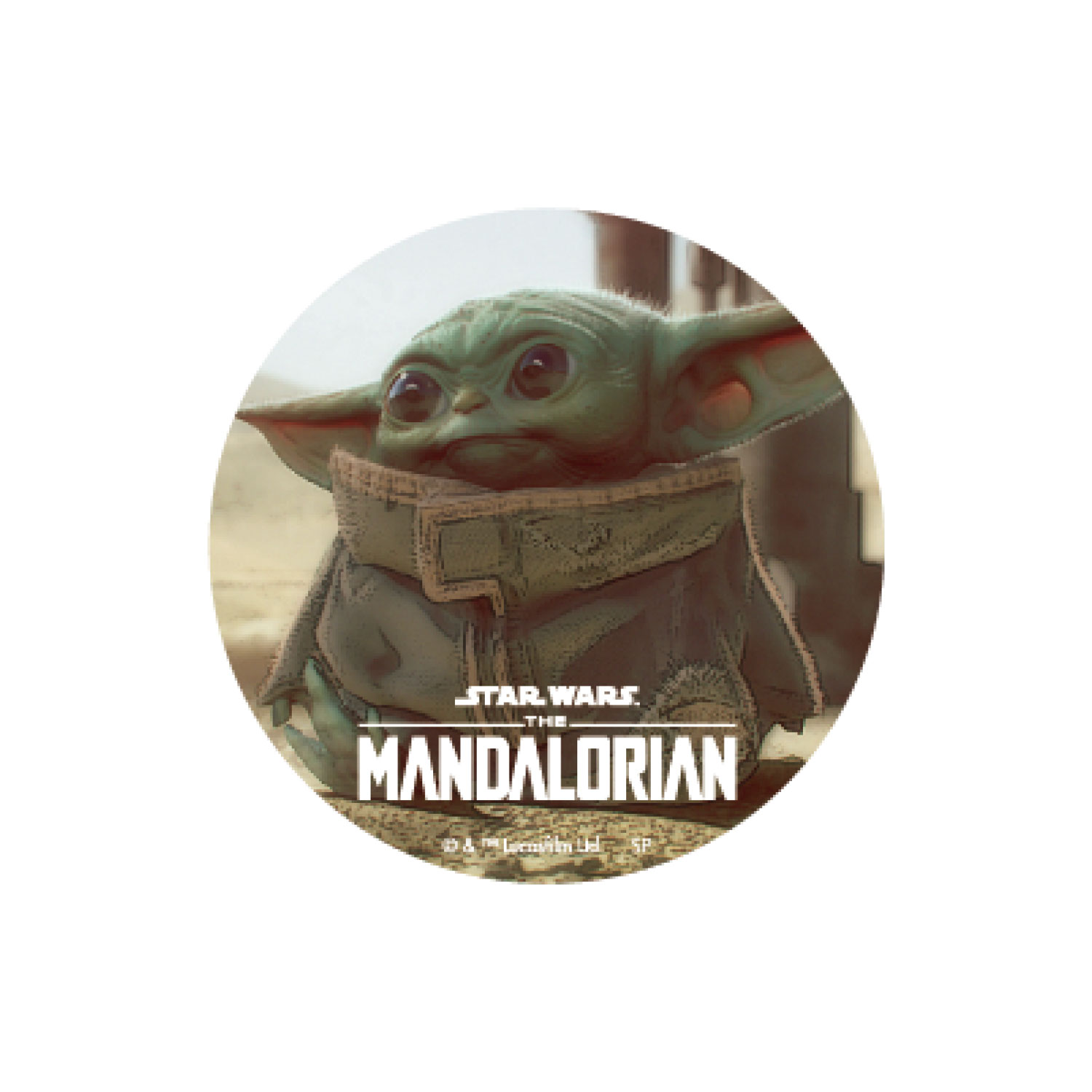 [公式] STAR WARS スター・ウォーズ キャラクターステッカー グローグーサークル