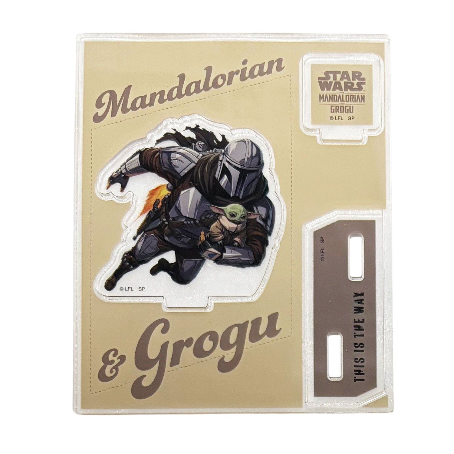 [公式]  STARWARS マンダロリアン&グローグー　ランダムアクリルスタンド 全6種（単品）