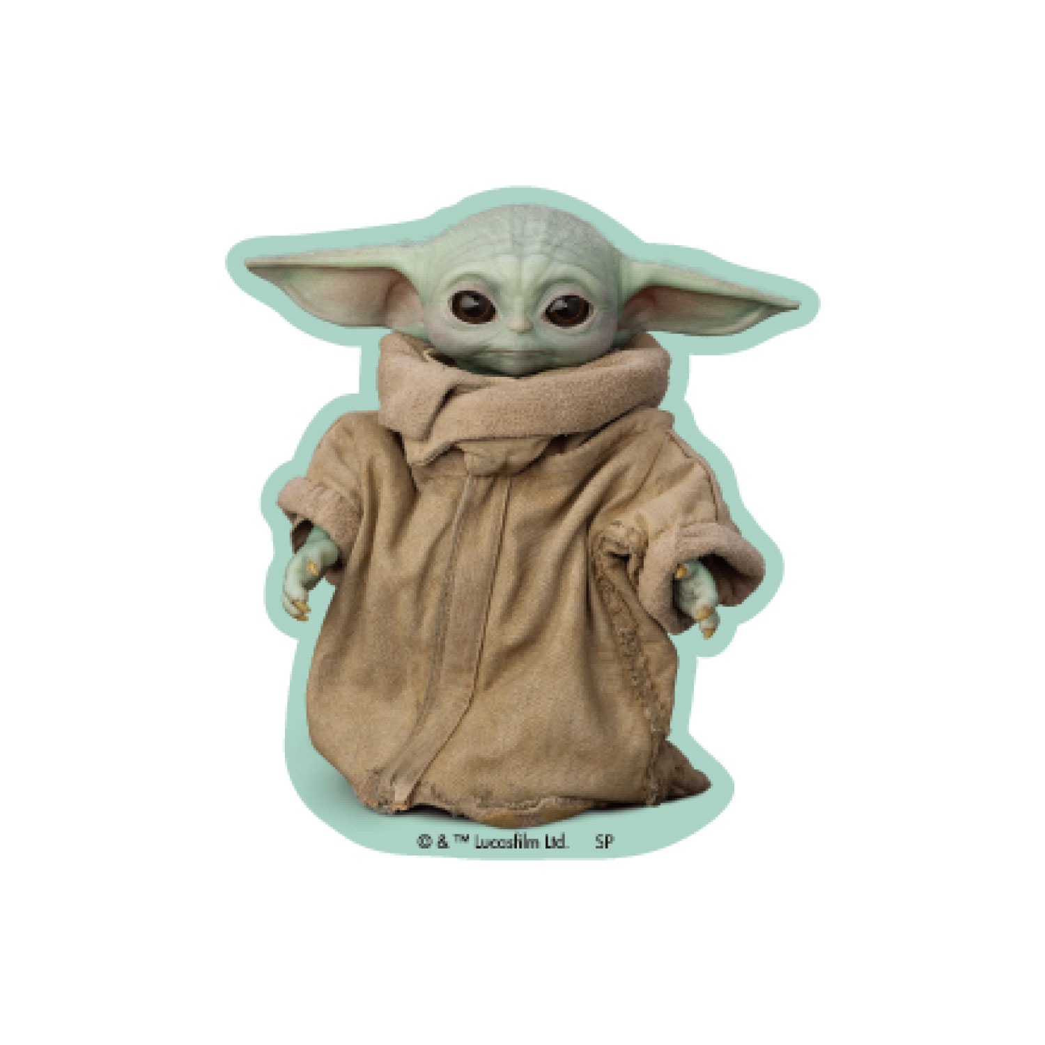 [公式] STAR WARS スター・ウォーズ キャラクターステッカー  グローグー