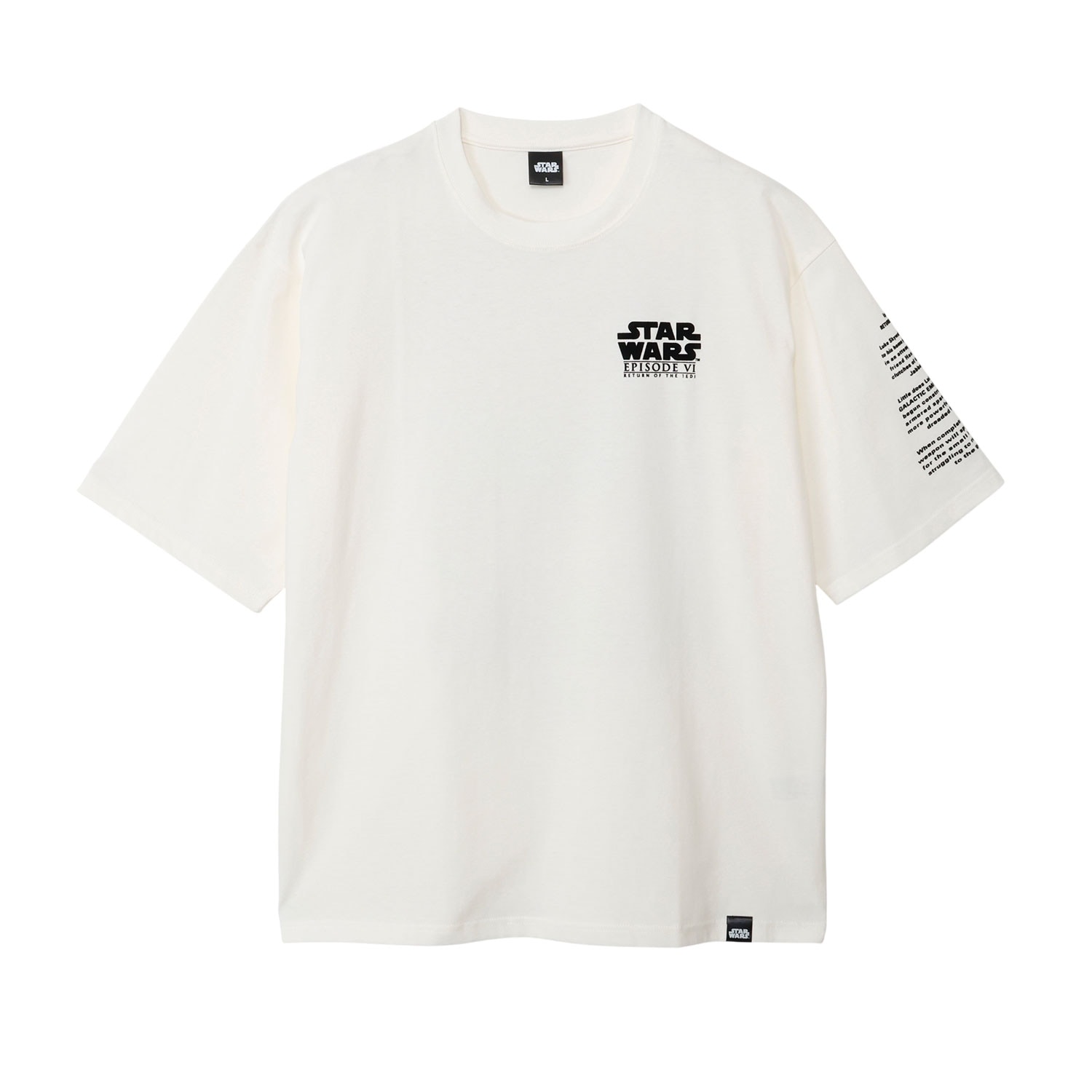 ★2025東京コミコン先行商品　[公式]  STAR WARS プリントTシャツ エピソード６ オフホワイト
