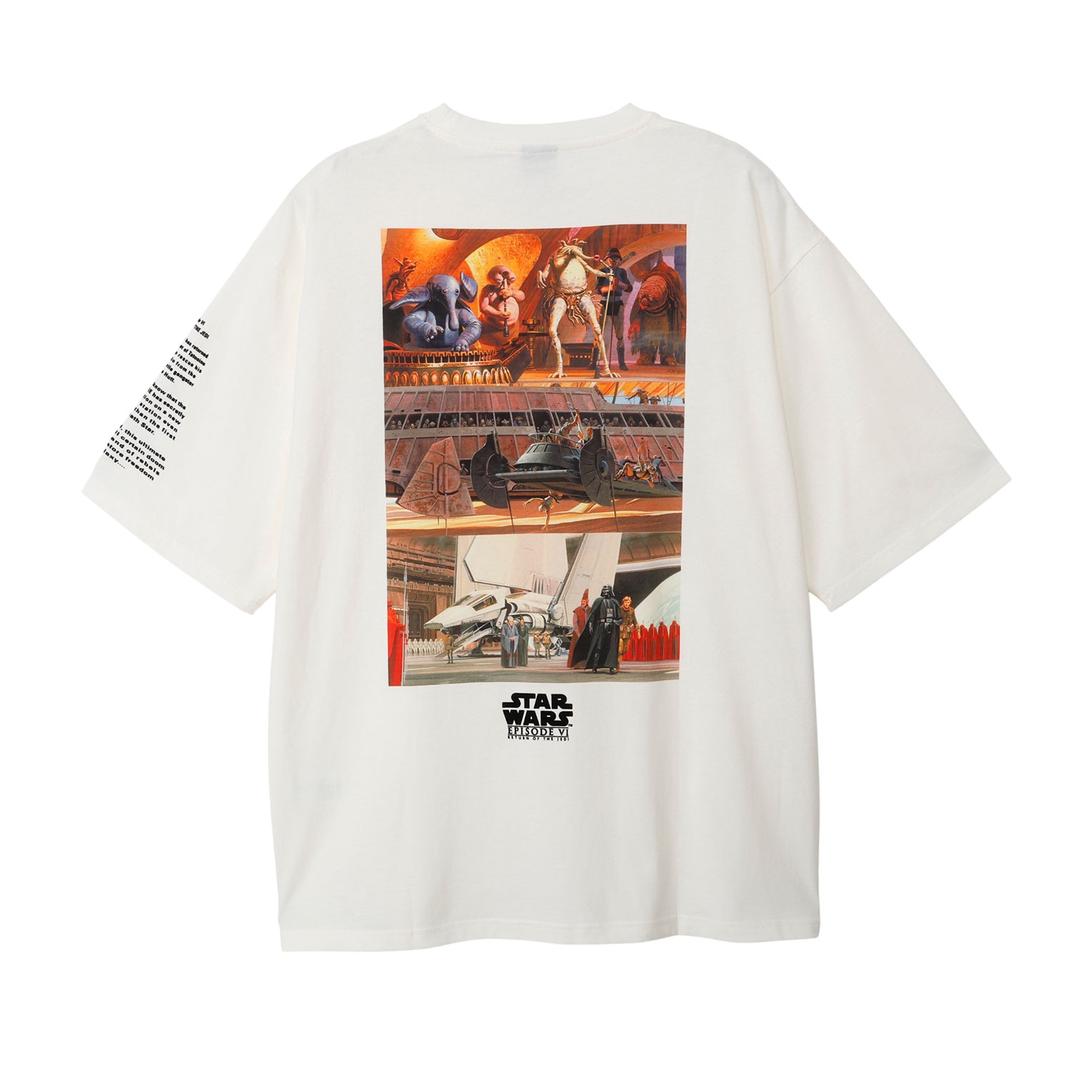 ★2025東京コミコン先行商品　[公式]  STAR WARS プリントTシャツ エピソード６ オフホワイト