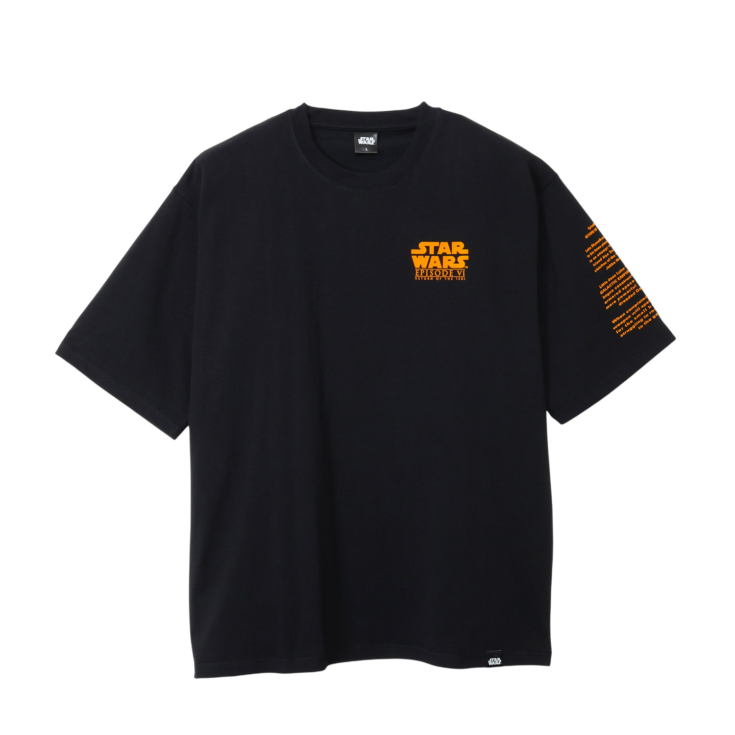 ★2025東京コミコン先行商品　[公式]  STAR WARS プリントTシャツ エピソード６ ブラック