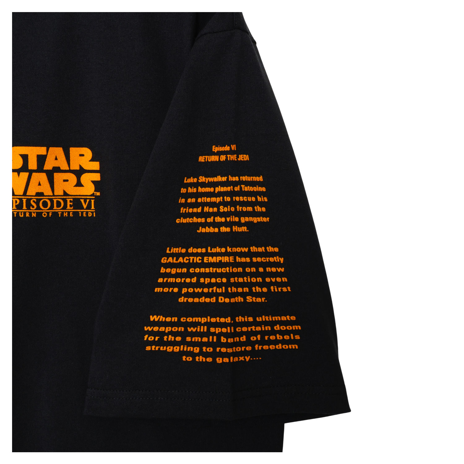★2025東京コミコン先行商品　[公式]  STAR WARS プリントTシャツ エピソード６ ブラック