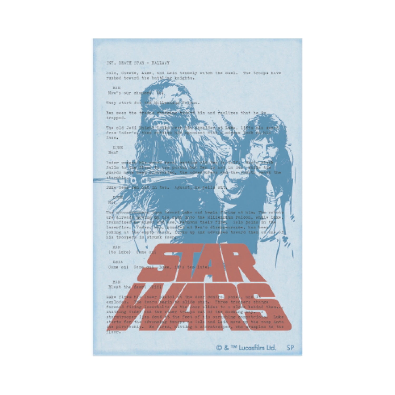 [公式] STAR WARS スター・ウォーズ キャラクターステッカー レトロポスターBL