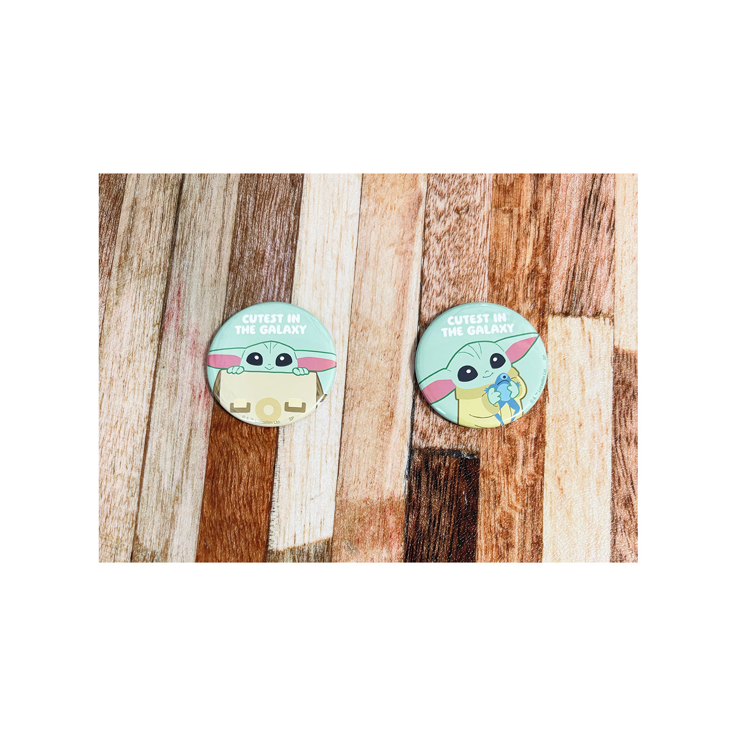 公式] STAR WARS グローグー 缶バッジ おいしそ（2024東京コミコン先行