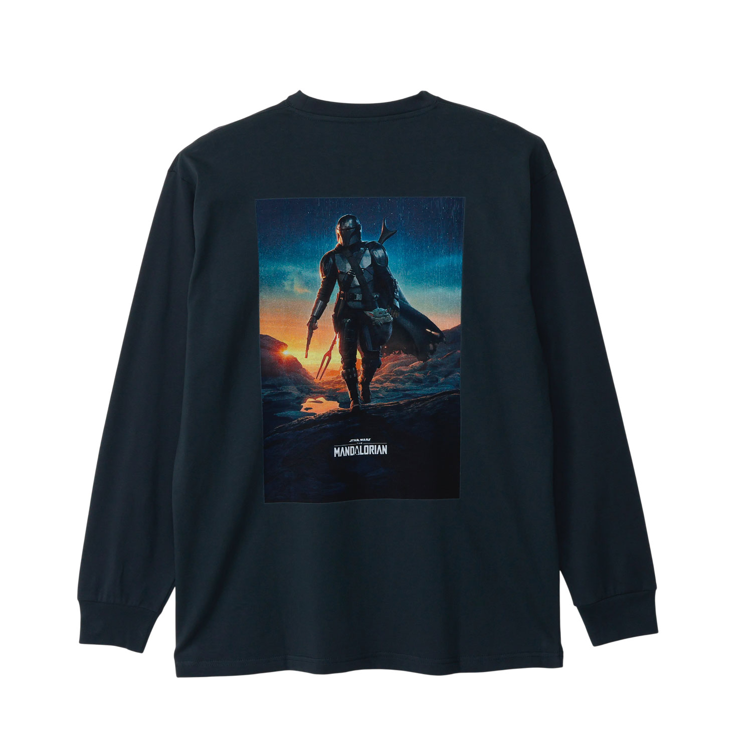 ★2025東京コミコン先行商品　[公式]  STAR WARS プリントロングスリーブ Tシャツ ディン・ジャリン ブラック