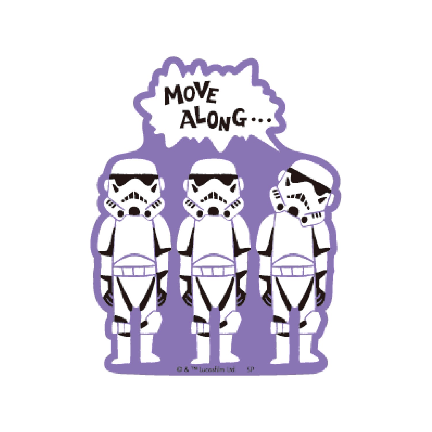 公式] STAR WARS スター・ウォーズ キャラクターステッカー スローム
