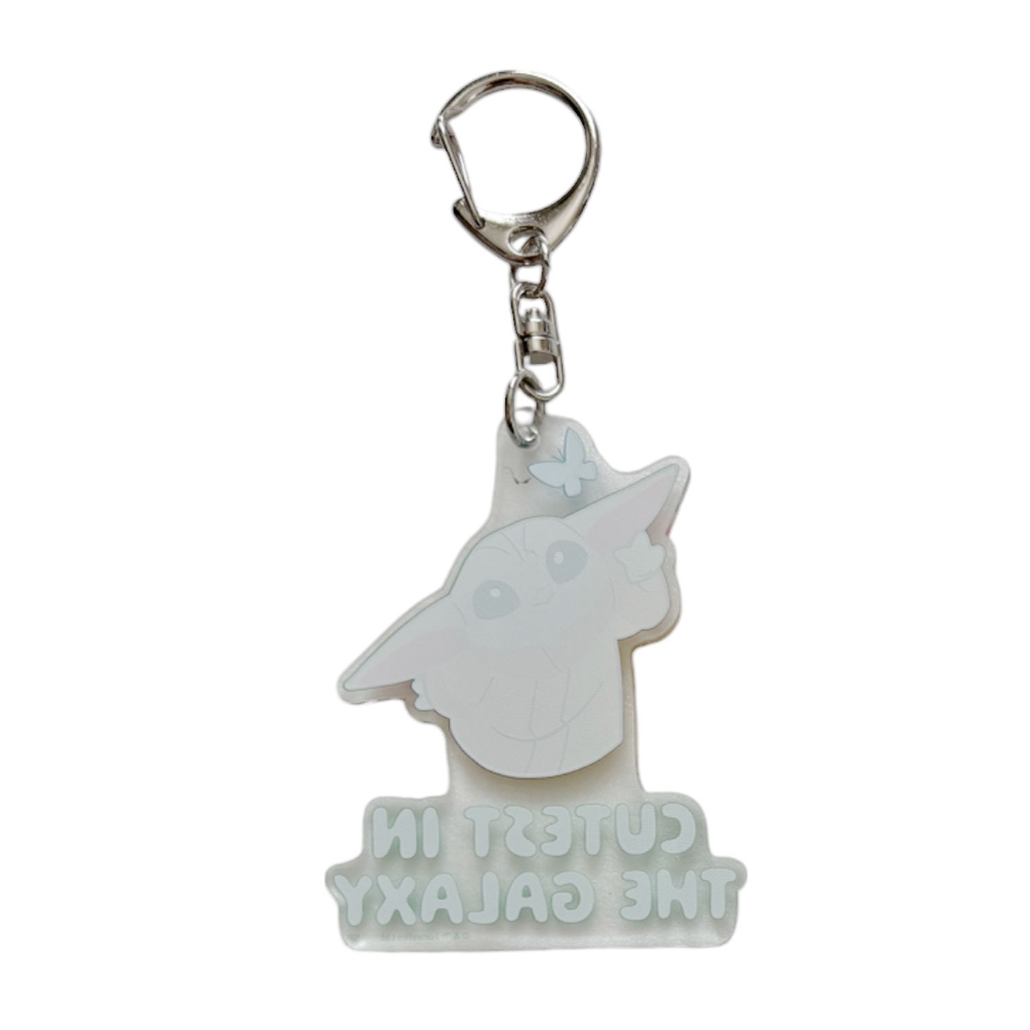 [公式] STAR WARS　グローグー アクリルキーホルダー　ちょうちょ（2024東京コミコン先行販売）