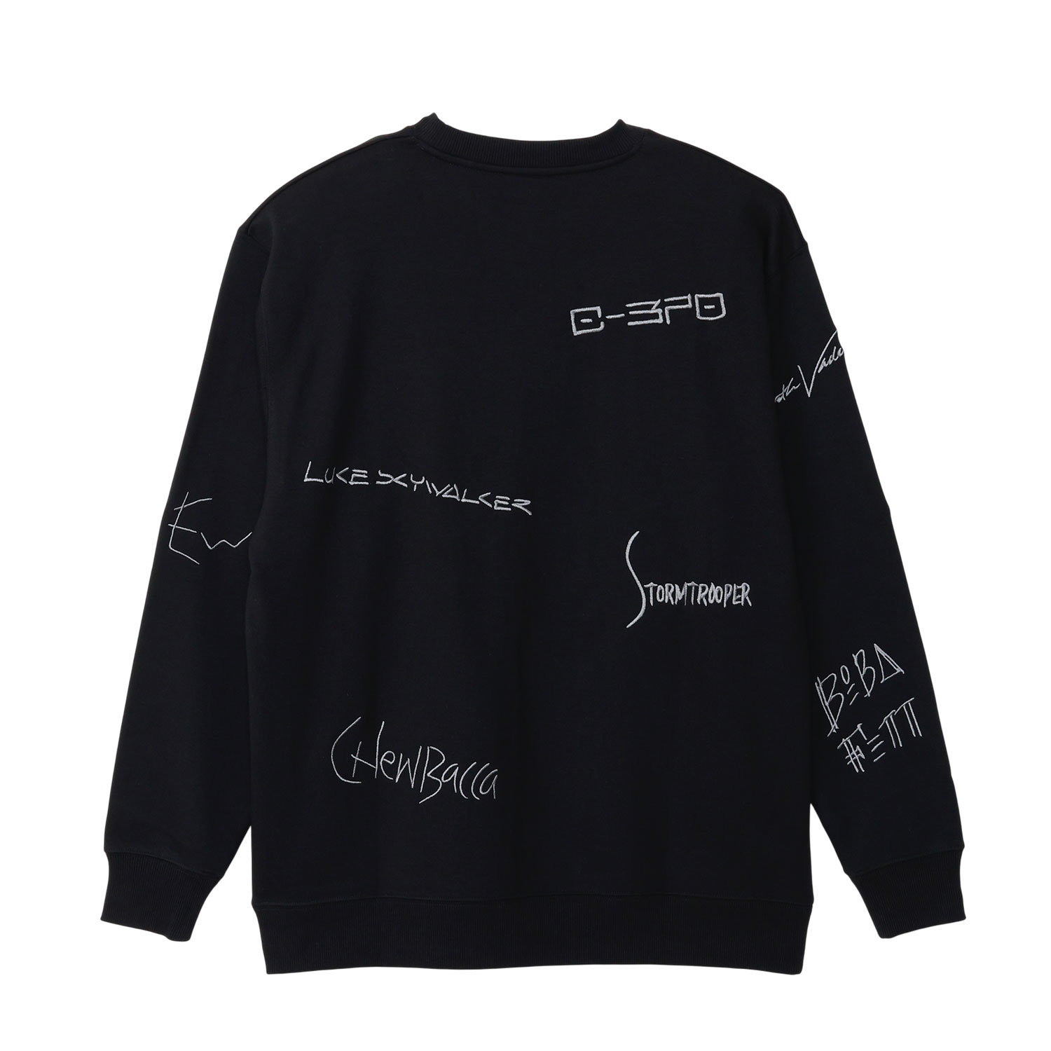 ★2025東京コミコン先行商品　[公式]  STAR WARS 刺繍スウェットランダム ロゴ ブラック