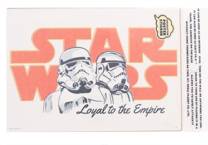 [公式] STAR WARS　ポスターステッカー トルーパー