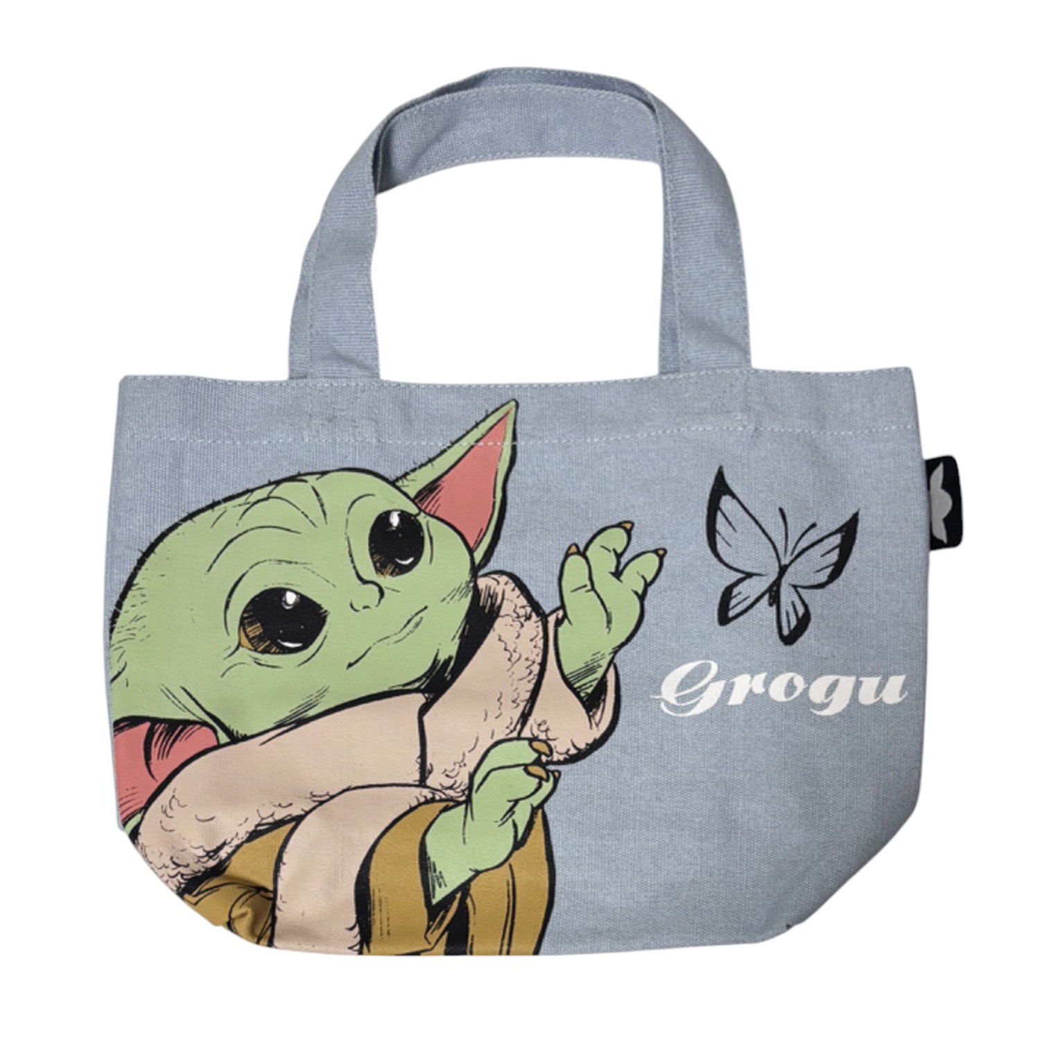 [公式] STAR WARS スター・ウォーズ ミニトートバッグ　(カラーマチ付きバッグ) グローグー　蝶々