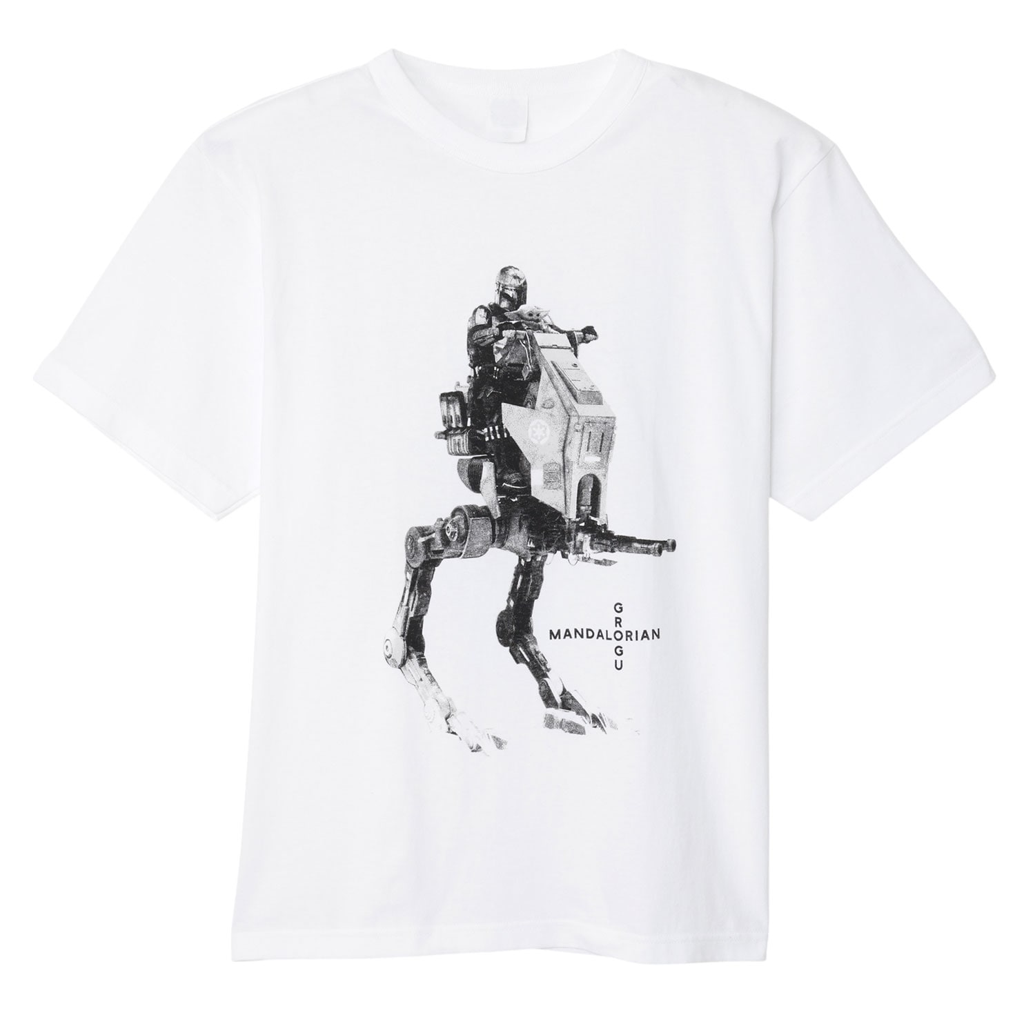 [公式] 「MANDO MONDAYS 先行 」マンダロリアン・アンド・グローグー Tシャツ ＡＴ－ＲＴ ホワイト
