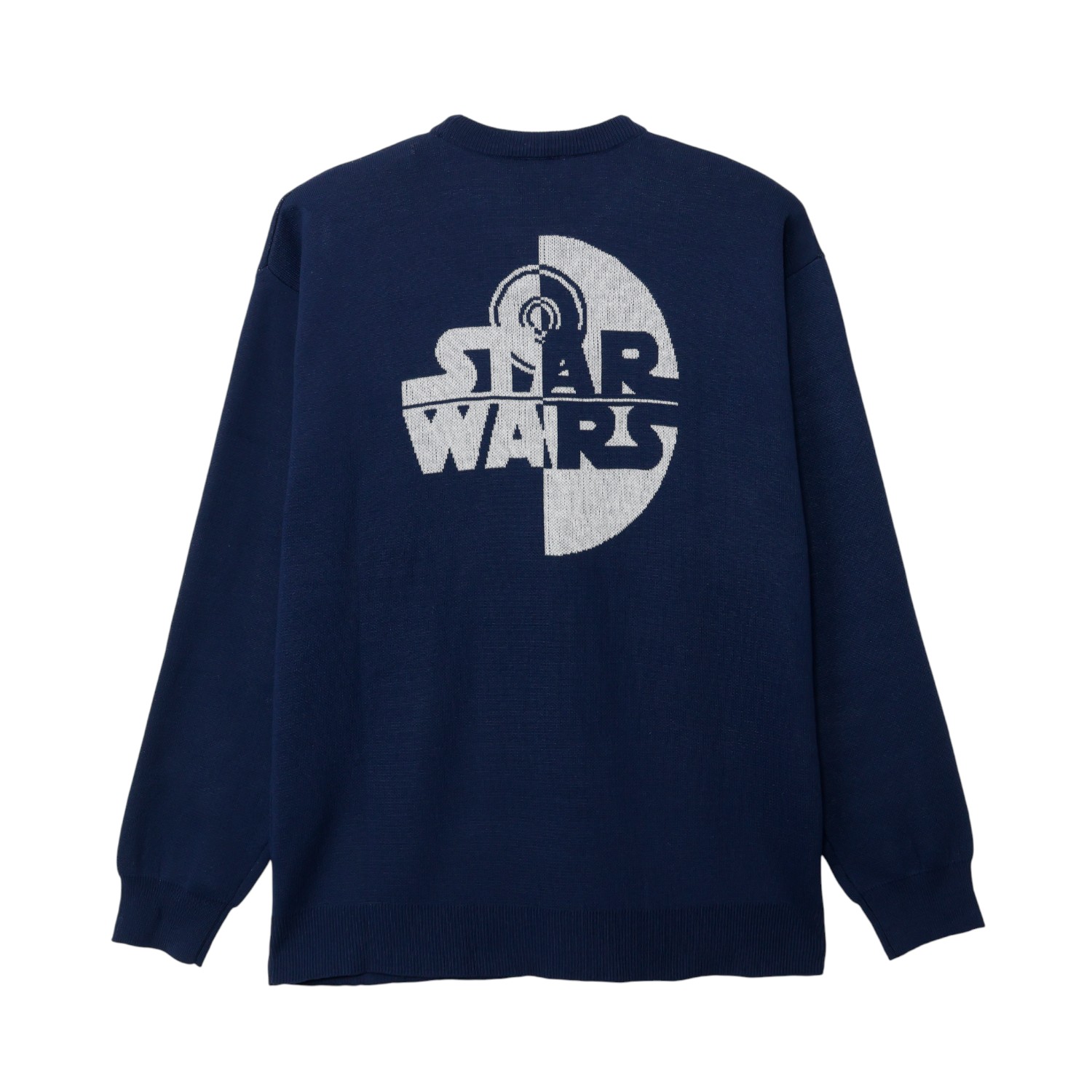 ★2025東京コミコン先行商品　[公式]  STAR WARS ジャガードニット ロゴ ネイビー