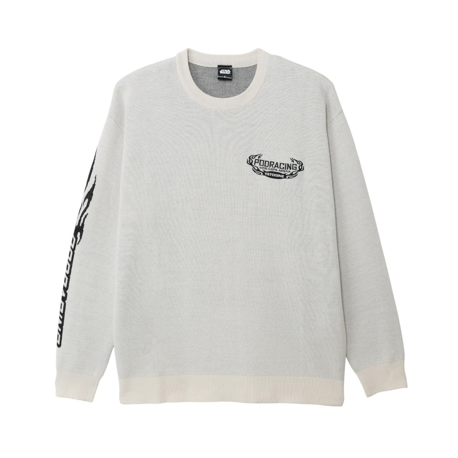 ★2025東京コミコン先行商品　[公式]  STAR WARS ジャガードニット ポッドレース オフホワイト
