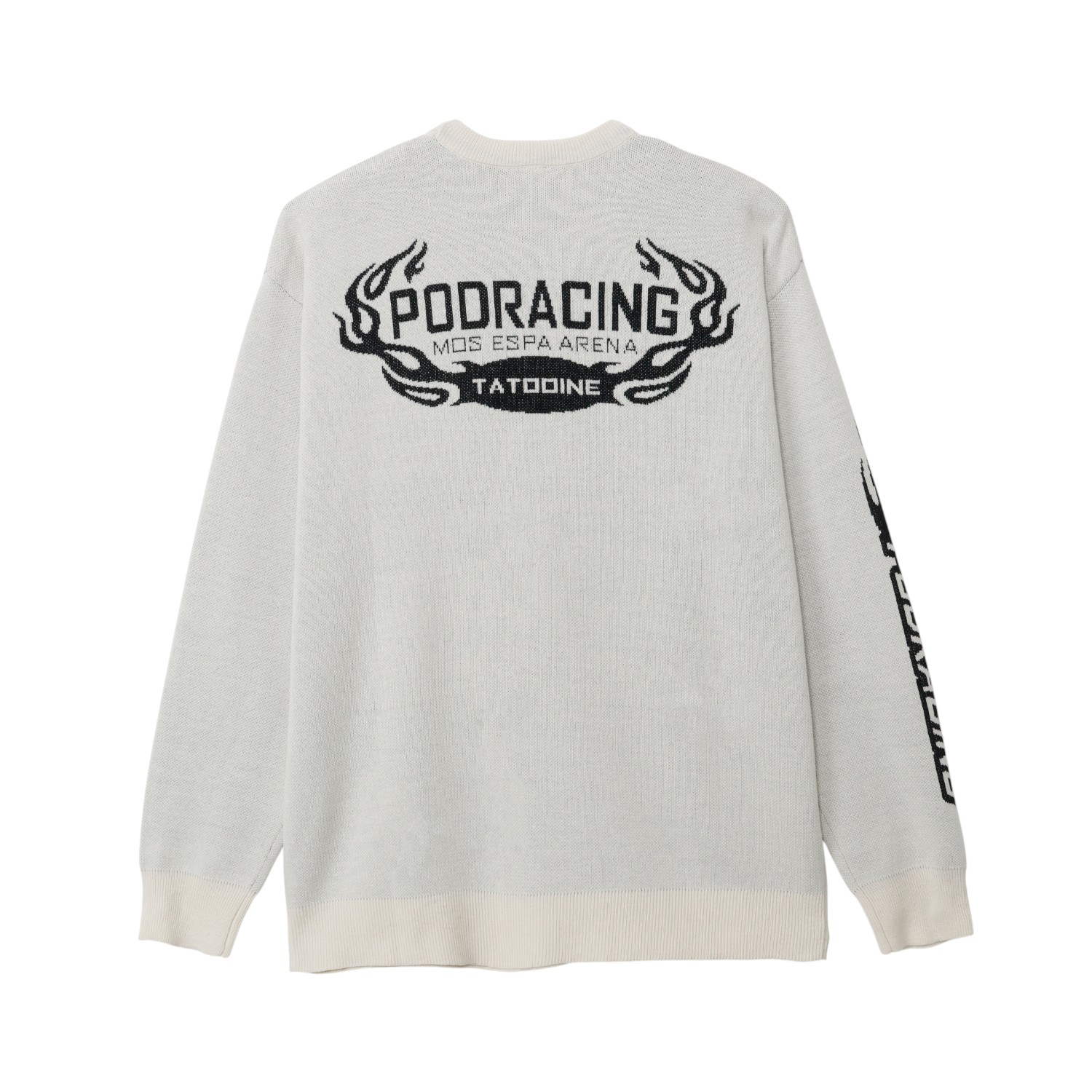 ★2025東京コミコン先行商品　[公式]  STAR WARS ジャガードニット ポッドレース オフホワイト
