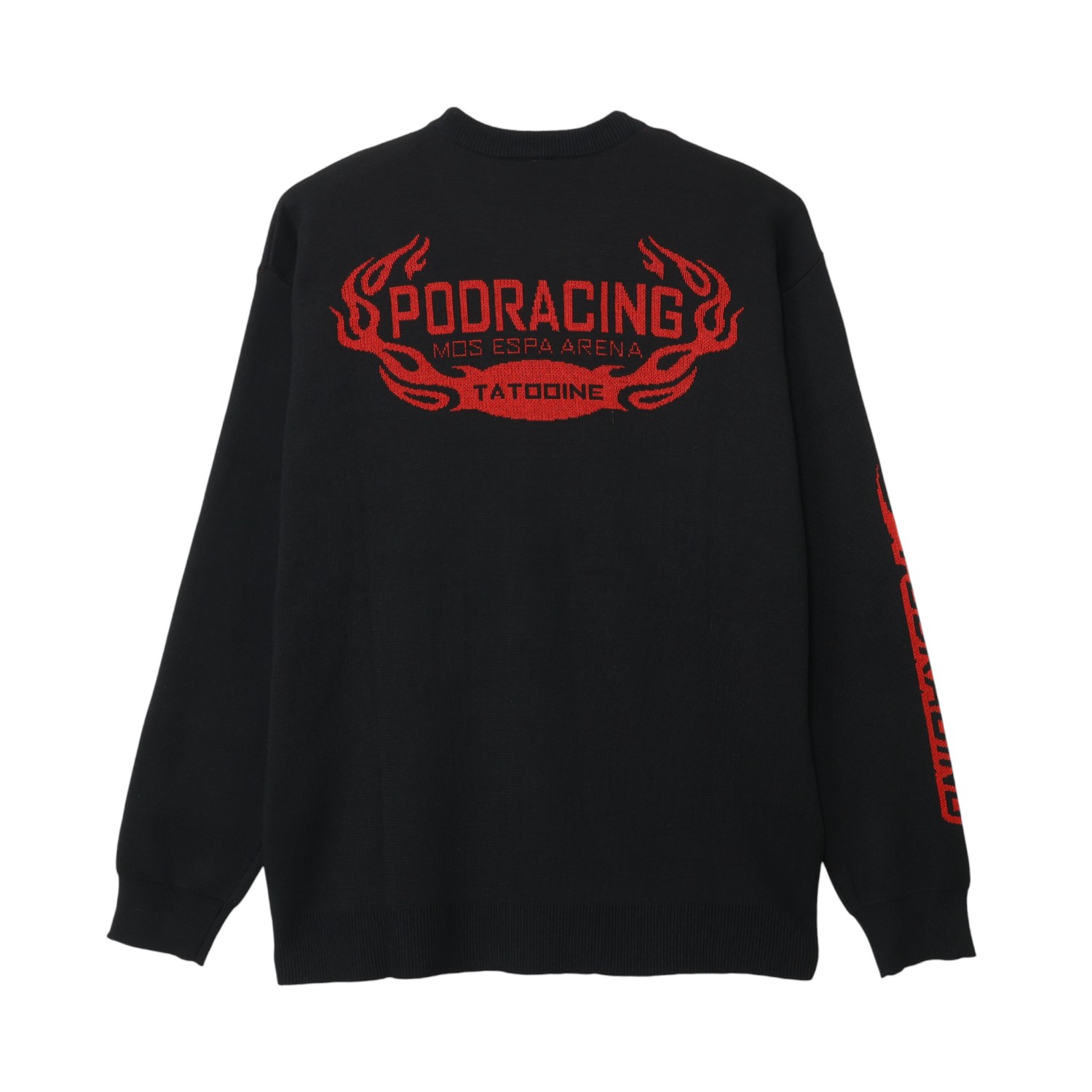 ★2025東京コミコン先行商品　[公式]  STAR WARS ジャガードニット ポッドレース ブラック