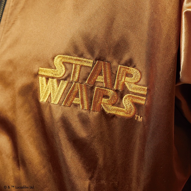 [公式] STAR WARS スター・ウォーズ　ブラウンアグレッシブ　スカジャン　チューバッカ（３Ｌ）