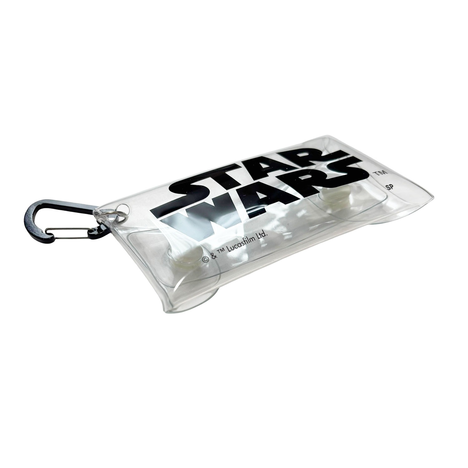 [公式]  STARWARS スター・ウォーズ ロゴ ビニールポーチ ホワイト
