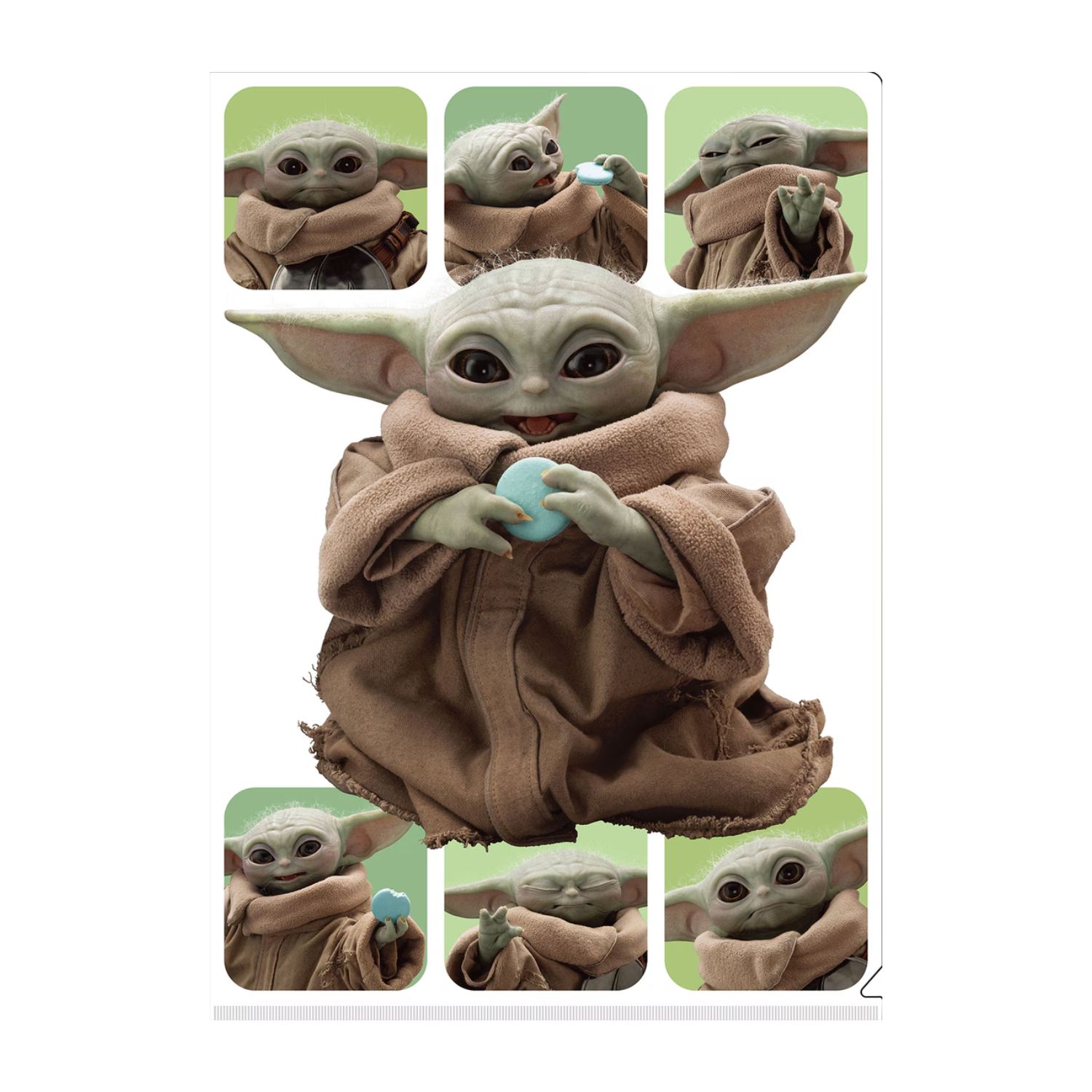 【予約】7月中旬以降発送予定<br> [公式]  STARWARS マンダロリアン・アンド・グローグー クリアファイル