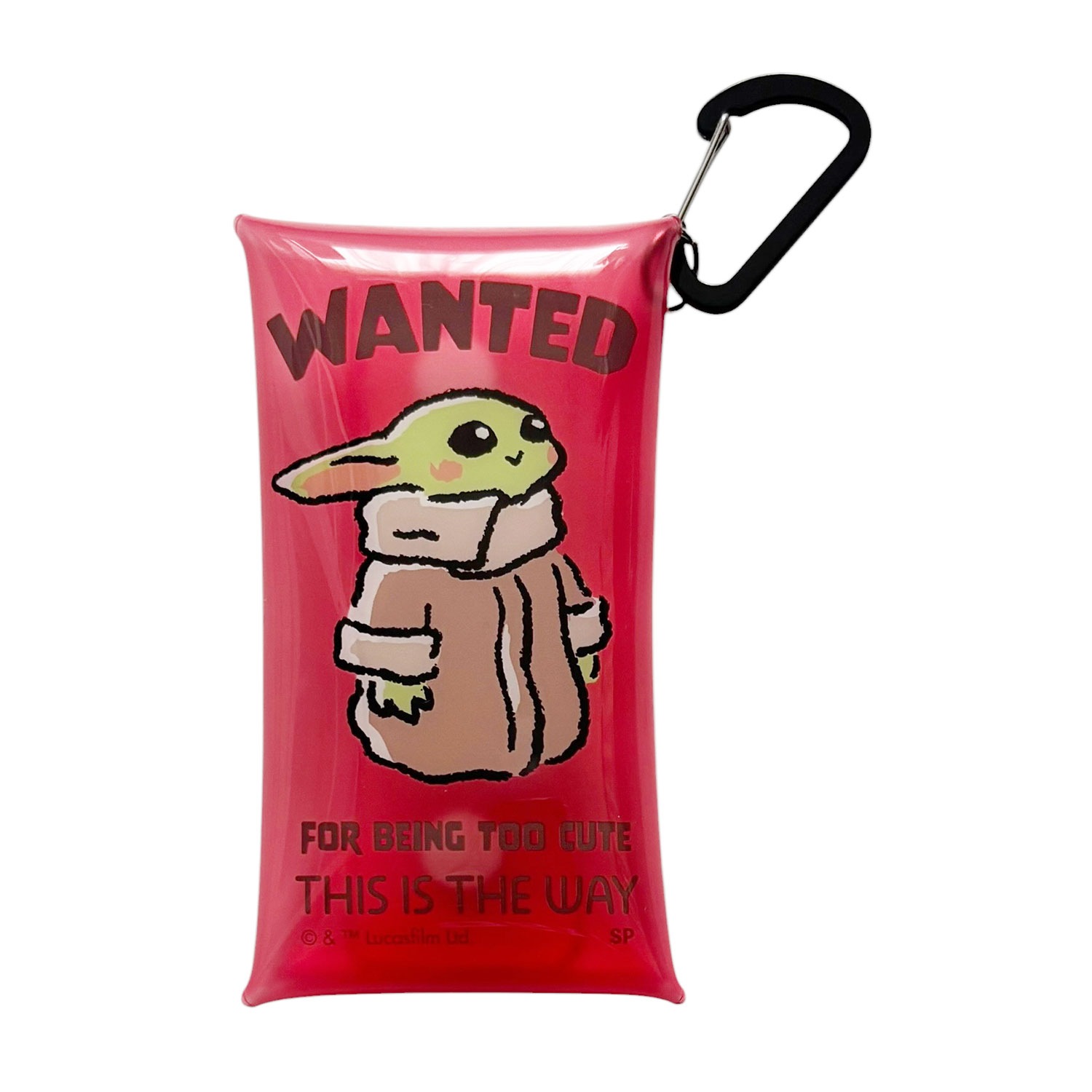 [公式]  STARWARS マンダロリアンアンドグローグー ビニールポーチ  「WANTED」