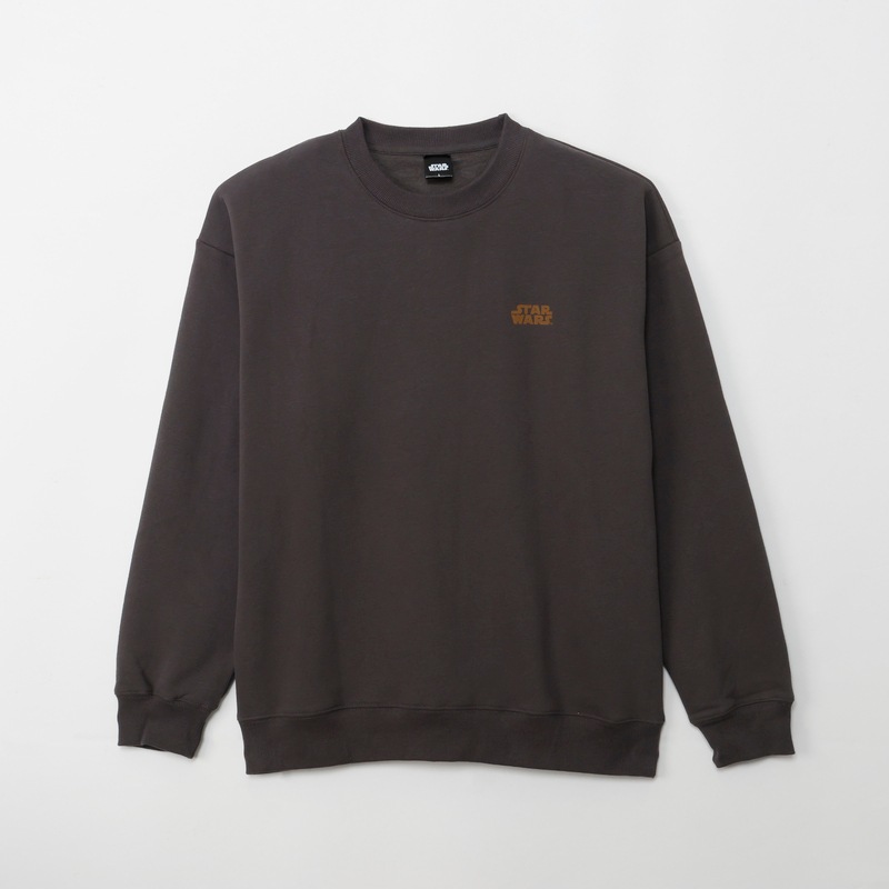 [公式]  STARWARS 裏起毛プリントクルーネックスウェット アナキンシャドー スミクロ
