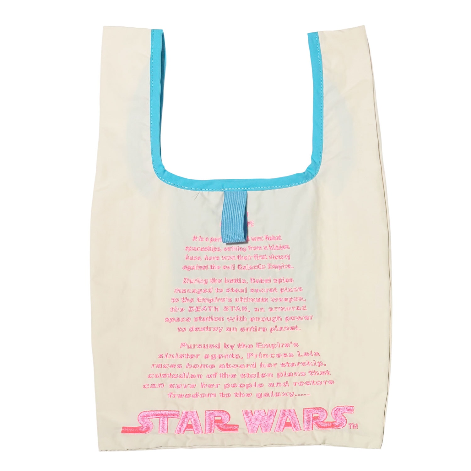 [公式]  STARWARS ネオンカラー ショッピングバッグ オープニングクロール IV