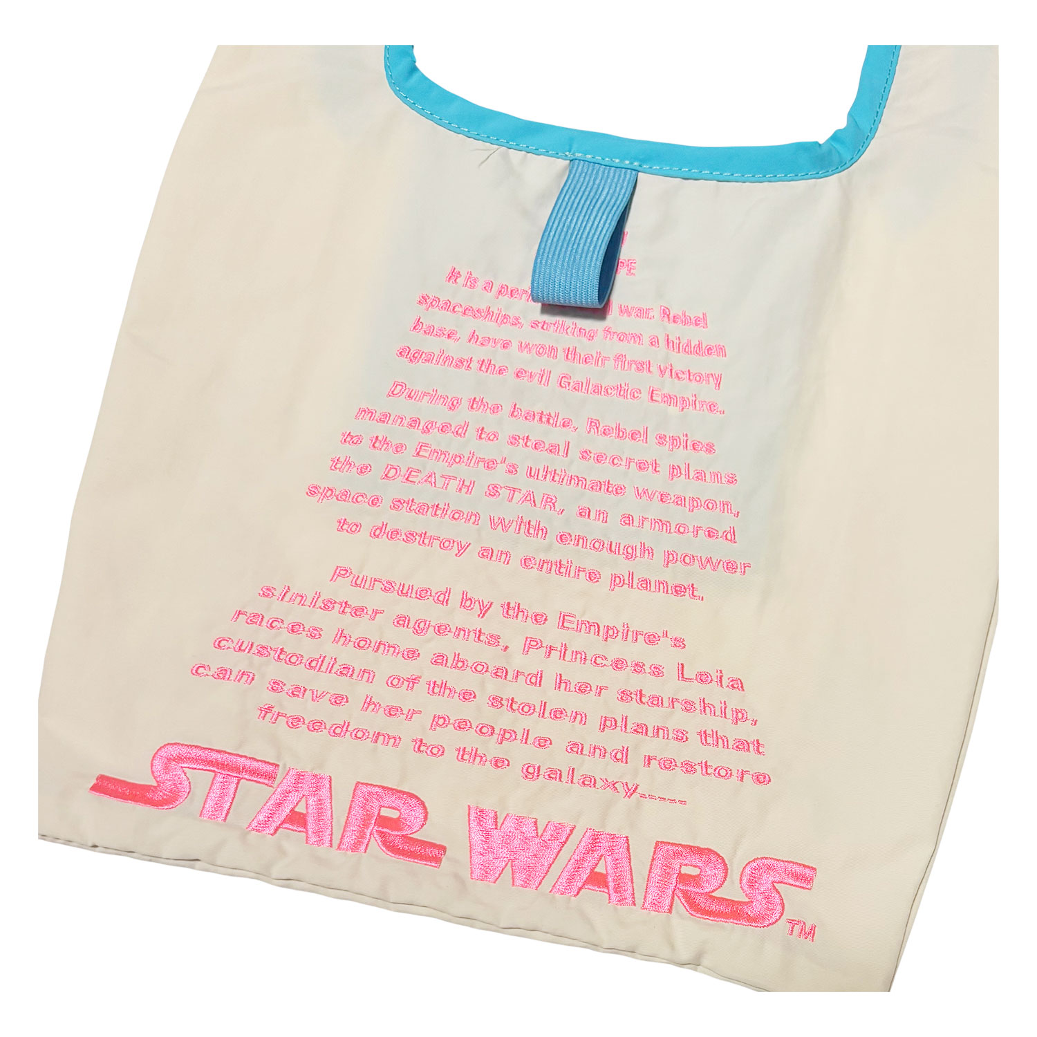[公式]  STARWARS ネオンカラー ショッピングバッグ オープニングクロール IV