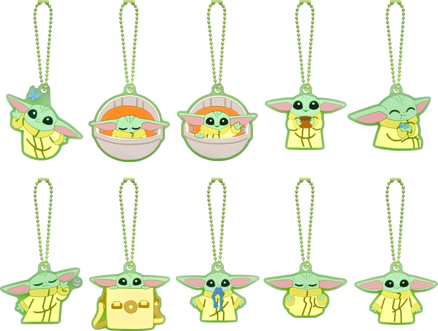 ★2025東京コミコン先行商品　[公式]  STAR WARS グローグー ブラインドラバーキーチェーン 全１０種