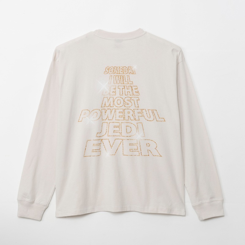 [公式]  STARWARS プリントロングスリーブＴシャツ エンドロール アイボリー