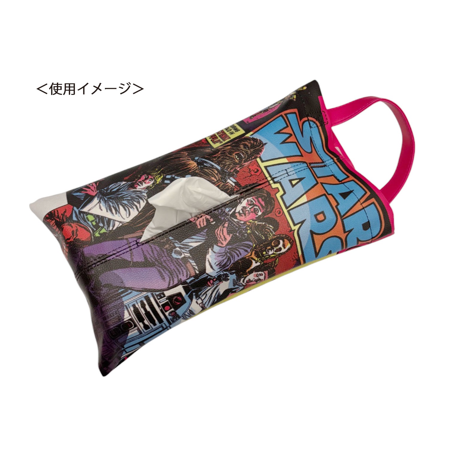 [公式] STARWARS 合皮ティッシュボックスケース　コミックPK