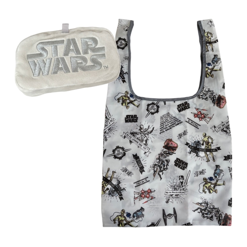 [公式] スター・ウォーズ ショッピングバッグインぬいぐるみポーチ ロゴ