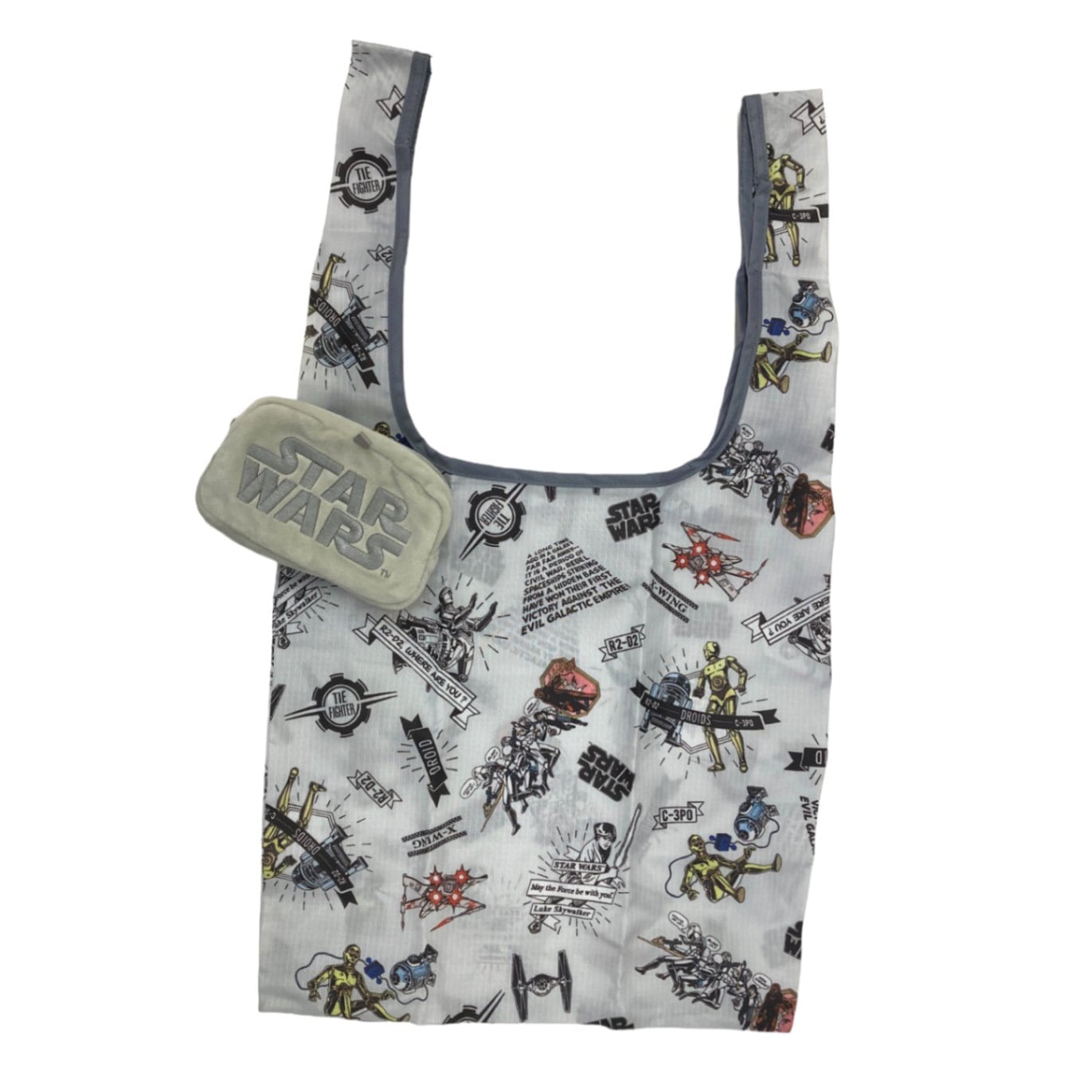 [公式] スター・ウォーズ ショッピングバッグインぬいぐるみポーチ ロゴ