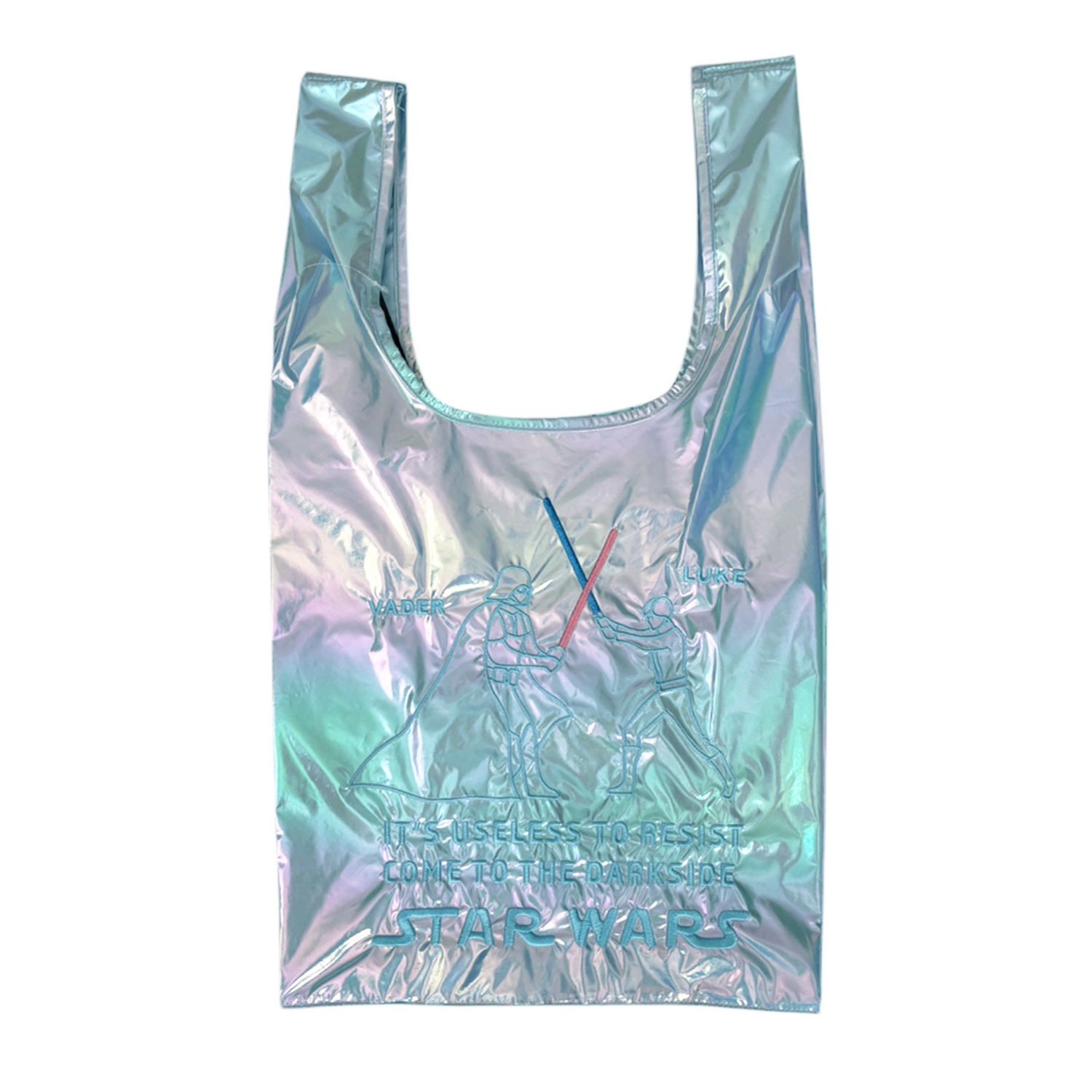 [公式] STARWARS オーロラショッピングバッグ　ライトセーバー/BL