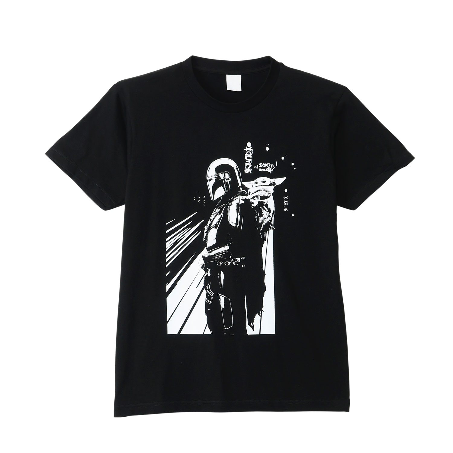 [公式]  スター・ウォーズ　マンダロリアン・アンド・グローグー Tシャツ　おんぶ