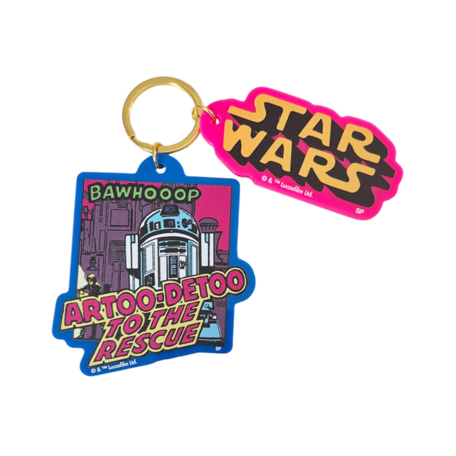 [公式] STARWARS カラーアクリルキーホルダー　コミック　R2-D2
