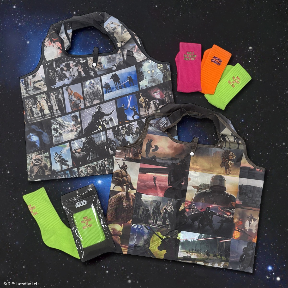 [公式]  STARWARS ショッピングバッグ マンダロリアン フィルムアート