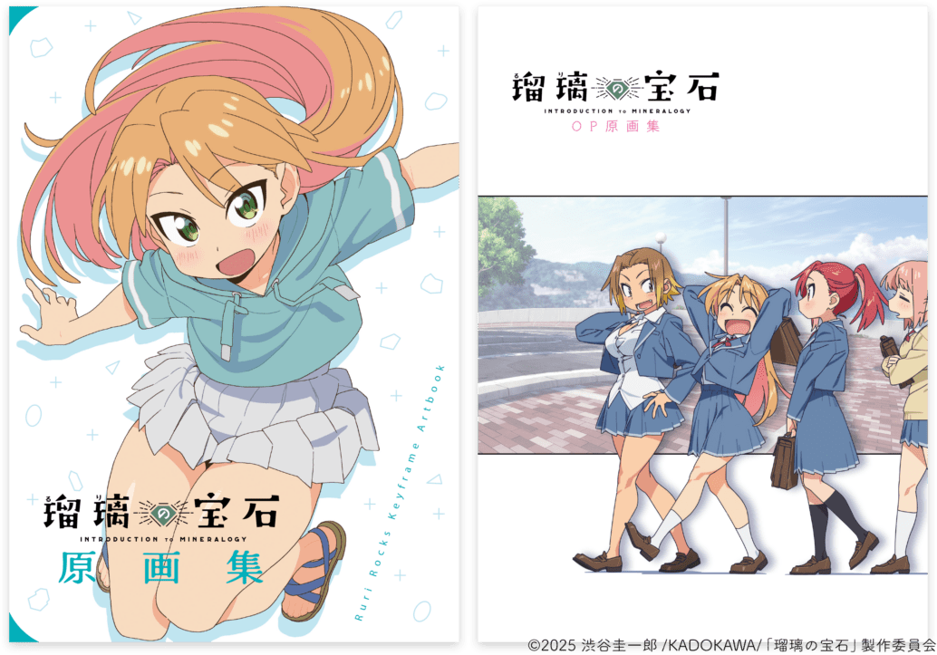 予約販売】2冊セット 瑠璃の宝石 原画集+OP原画集【7月下旬より順次