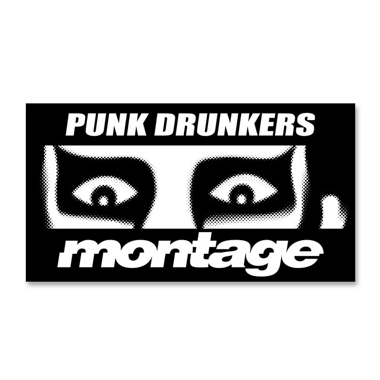 PDSx montage］ モンタージュステッカー | ALL ITEMS,PUNK DRUNKERS