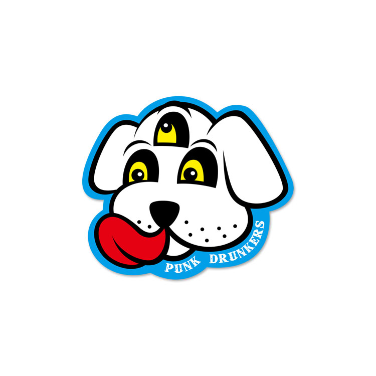 ステッカー / わんわん | ALL ITEMS,PUNK DRUNKERS,PDS2018 | 鷹の爪