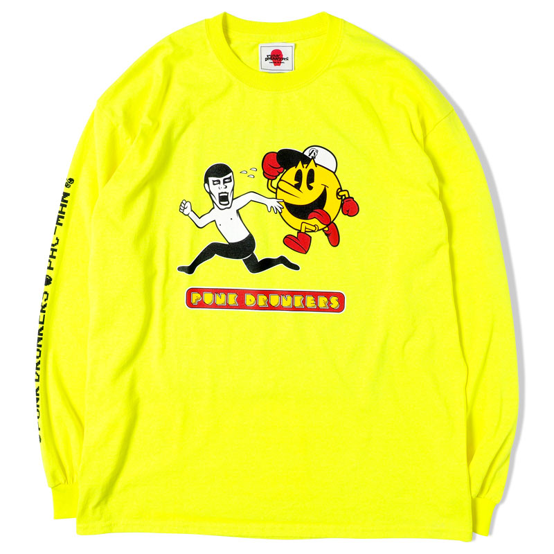 激レア！　パックメン(pac men) PDSxPAC-MAN］逃げロンTEE | ALL ITEMS,PUNK DRUNKERS,PDS2020