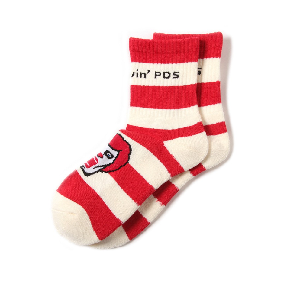 あいつピエロボーダーソックス | 全商品 | 鷹の爪Online Store