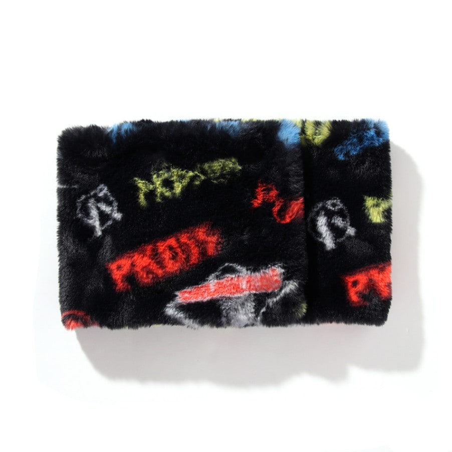 PDSロゴ総柄ファーネックウォーマー | 全商品 | 鷹の爪Online Store