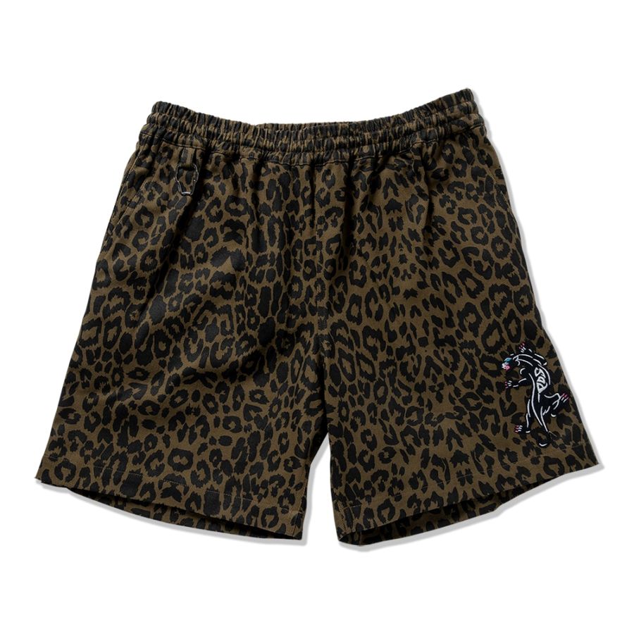 ハイドアンドシーク　ヒョウ柄 ショートパンツ パンサー　ショーツ HIDE AND SEEK / Panther Short / HP-040425 | CHA
