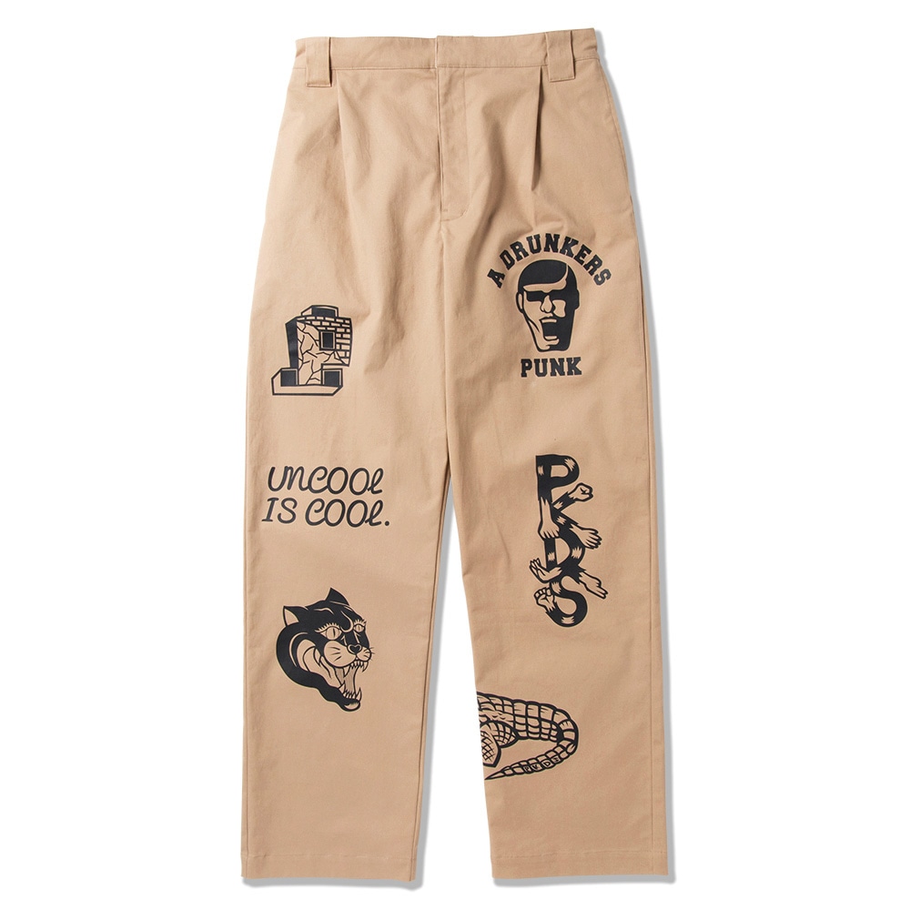 予約・9月入荷】プリントいっぱいチノパン | ALL ITEMS