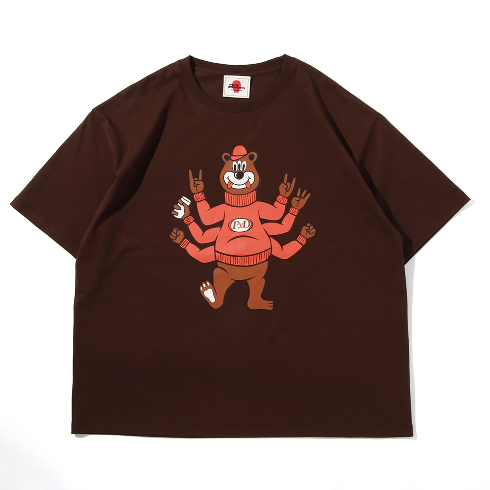 MA＊RSくまちゃんTシャツ 予約・8月入荷】阿修羅くまちゃんBOX.TEE | 全商品 | 鷹の爪Online Store
