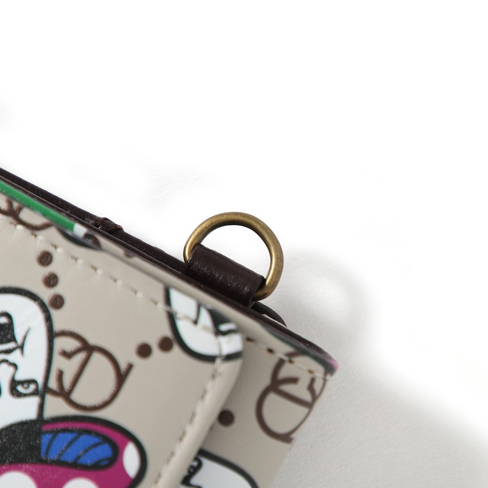 予約・2月入荷】きのこ総柄三つ折り財布 | 全商品 | 鷹の爪Online Store