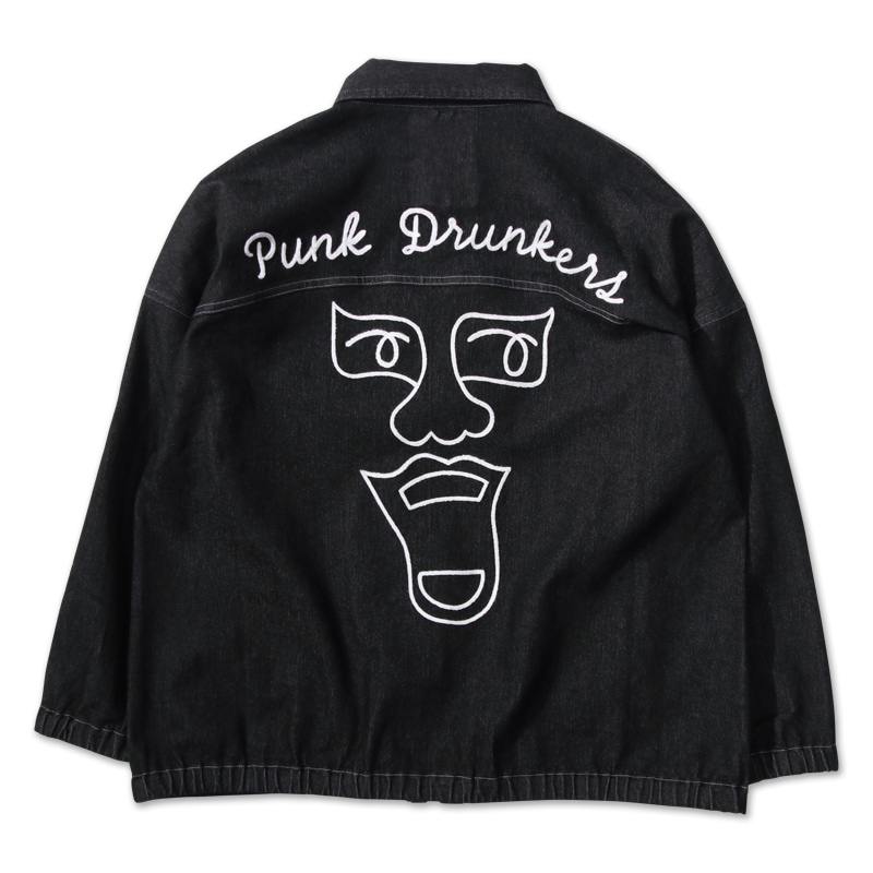 PUNK DRUNKERS MA-1ジャケット X-LARGE 禁じられたデニムJKT | ALL ITEMS,PUNK DRUNKERS,PDS2019 | 鷹の