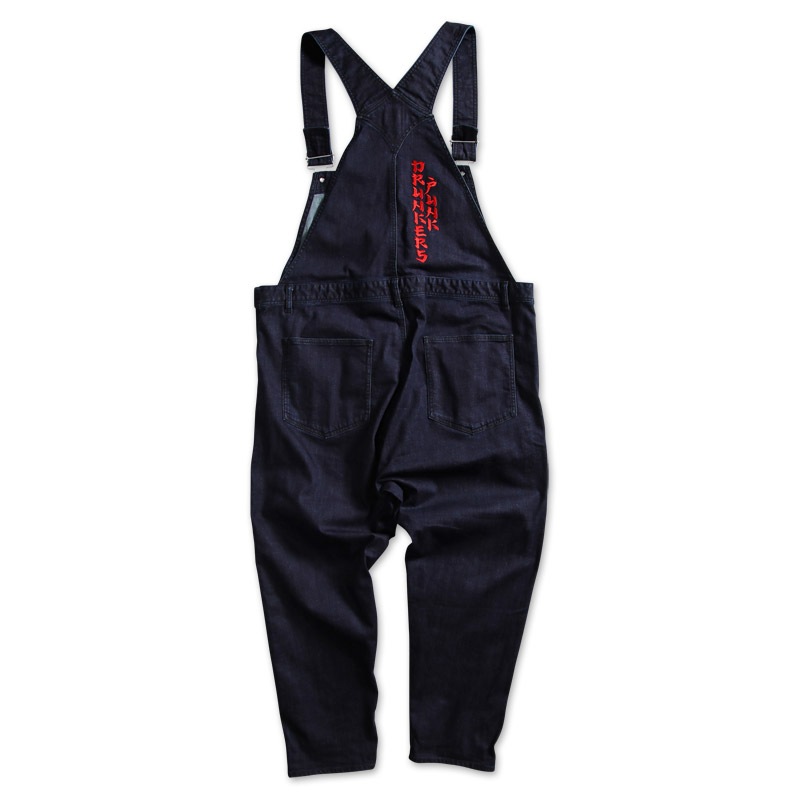PUNK DRUNKERS ブラックオーバーオール つなぎ パンクドオーバーオール | ALL ITEMS,PUNK DRUNKERS,PDS2020 | 鷹の爪