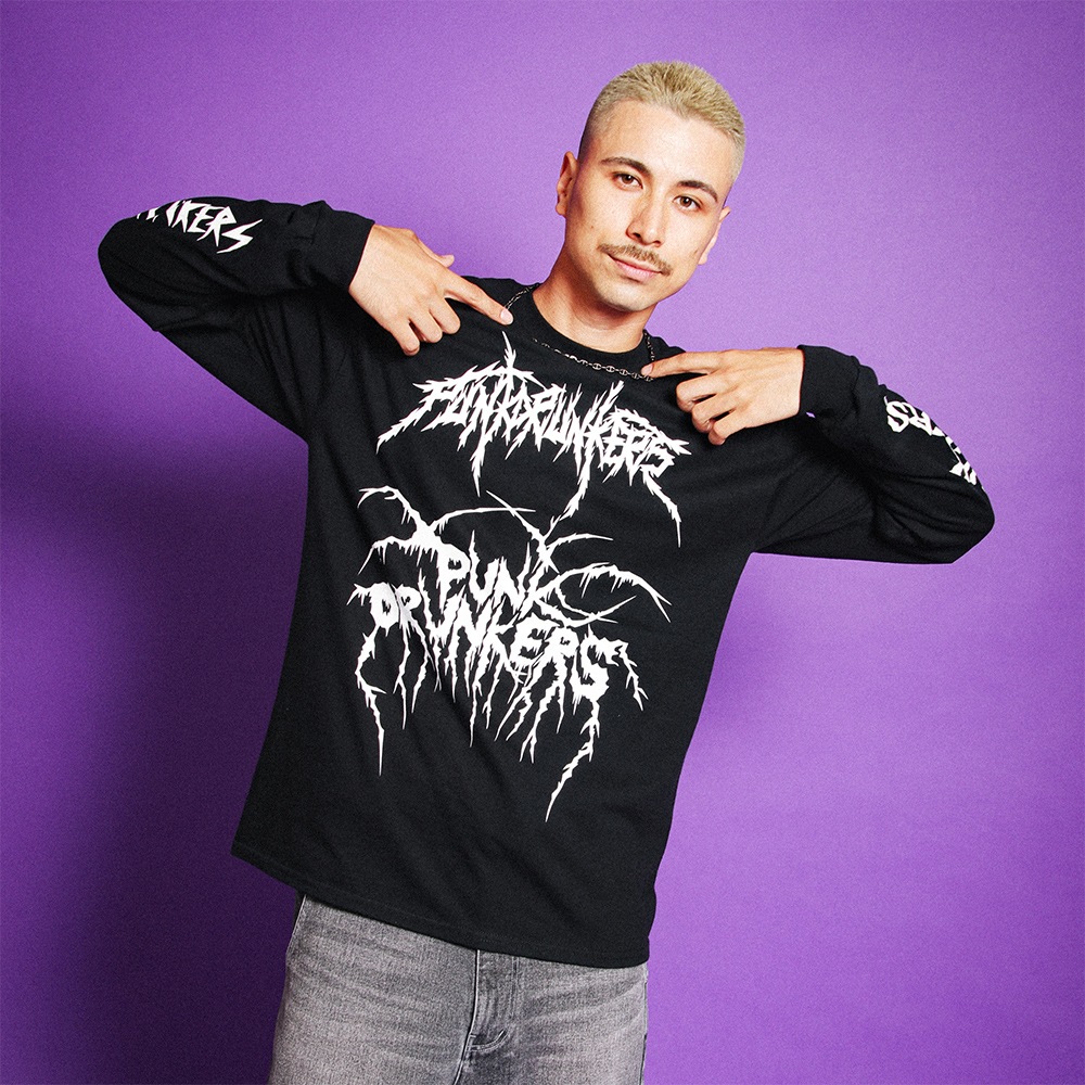 金属バット スケロク ロンティ 超希少 KINZOKU BAT 金属バット 吉本 Tシャツ XLサイズ ロンTの